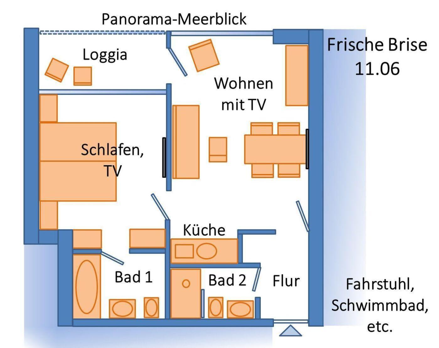 Frische-Brise-11-06 Apartment คุกซ์ฮาเวน ภายนอก รูปภาพ